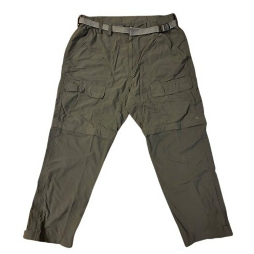 White Sierra Mens Convertible Cargo Hiking Pants Gray Size M 30 Inseam Vintage
